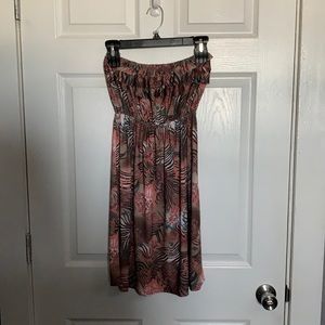 KIRAT strapless dress. Fits like a large.